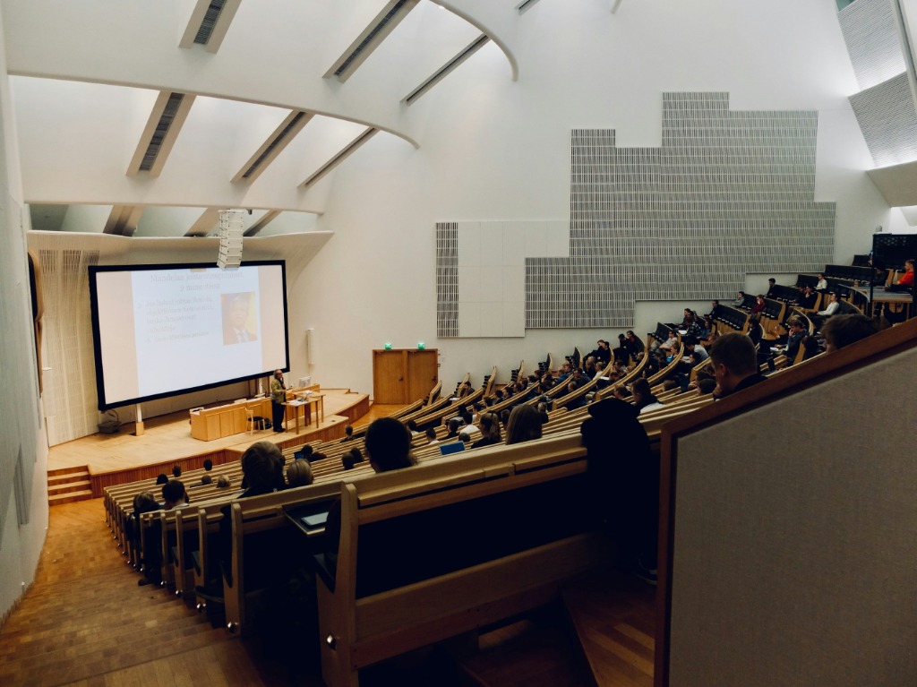 Lecture hall training presentation